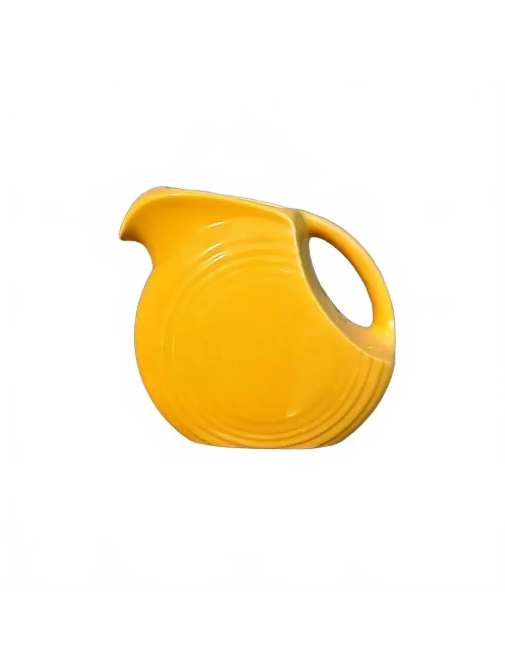 Vintage Homer Laughlin Fiesta Ware Sunflower Yellow Juice Water Pitcher 28 Oz